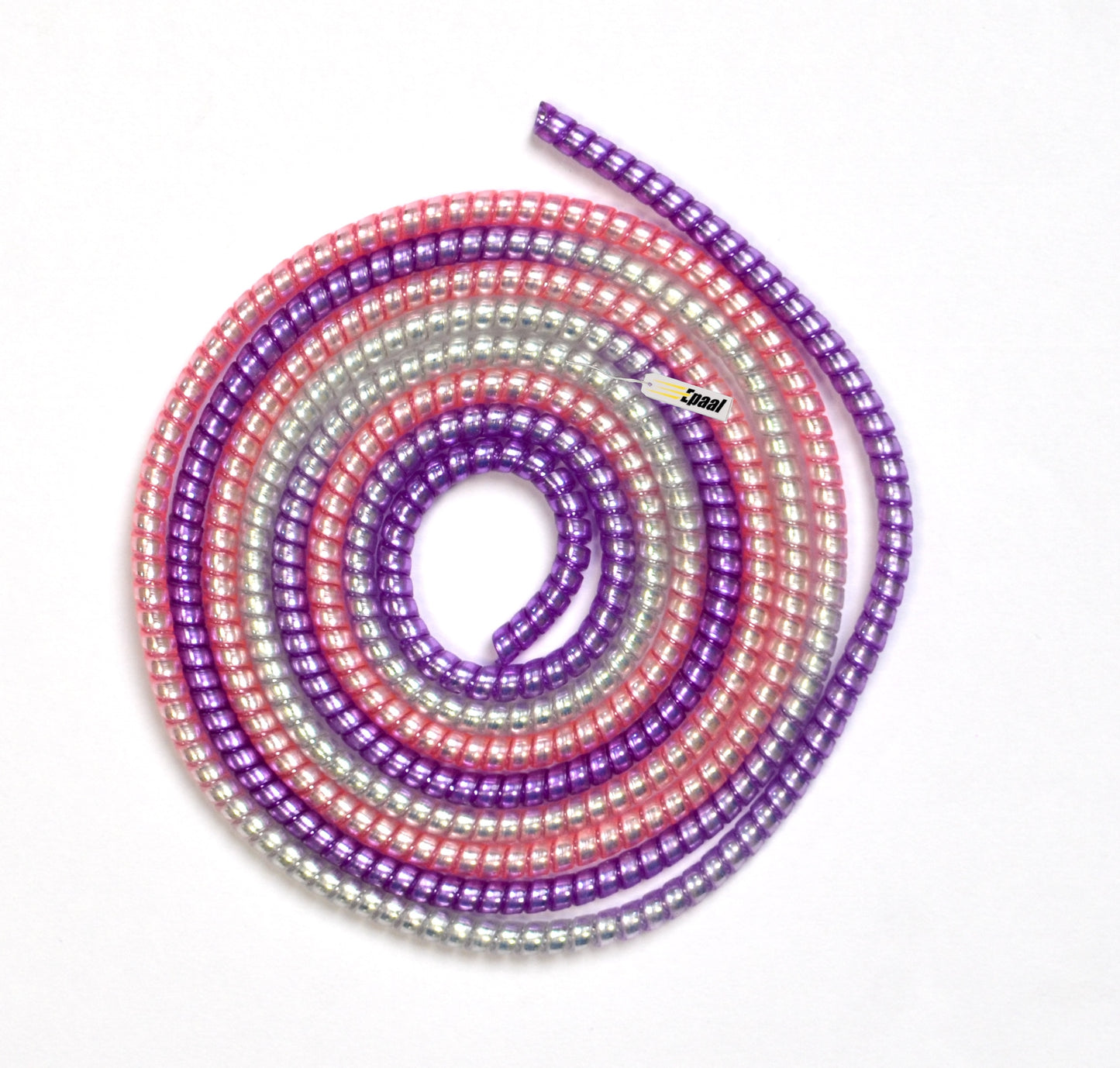 Spiral Metallic Color (1 Pcs) 1.6 Meters Each-Full Size Cable Cord Charger Protector Winder for iPhone & Android USB Charging Cables, Earphones, Lightning Cable