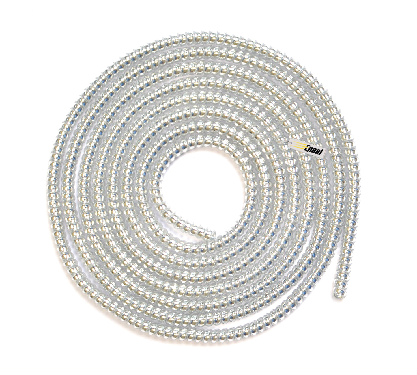 Spiral Metallic Color (1 Pcs) 1.6 Meters Each-Full Size Cable Cord Charger Protector Winder for iPhone & Android USB Charging Cables, Earphones, Lightning Cable