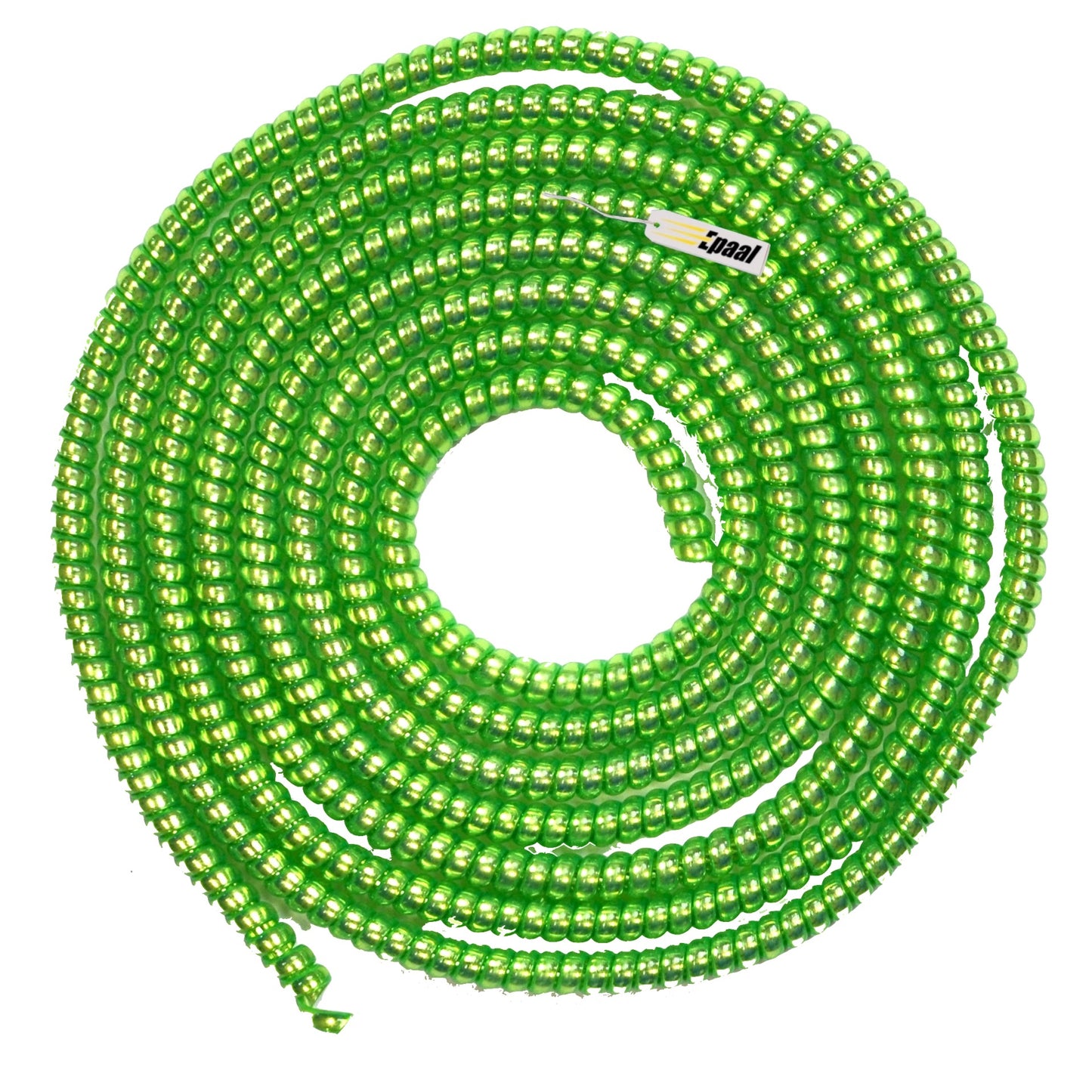 Spiral Metallic Color (1 Pcs) 1.6 Meters Each-Full Size Cable Cord Charger Protector Winder for iPhone & Android USB Charging Cables, Earphones, Lightning Cable