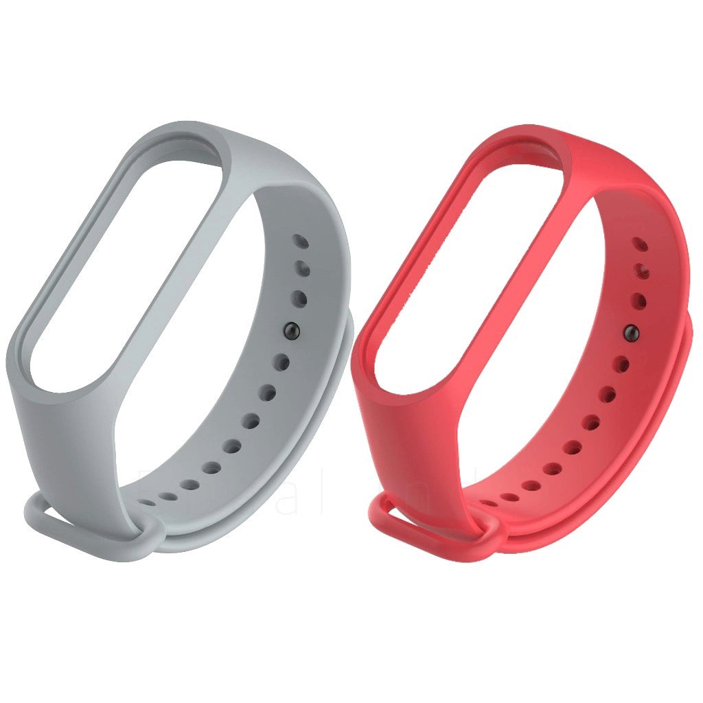 Epaal Mi Band 4 & Mi Band 3 Plain Color Silicone Replacement Strap