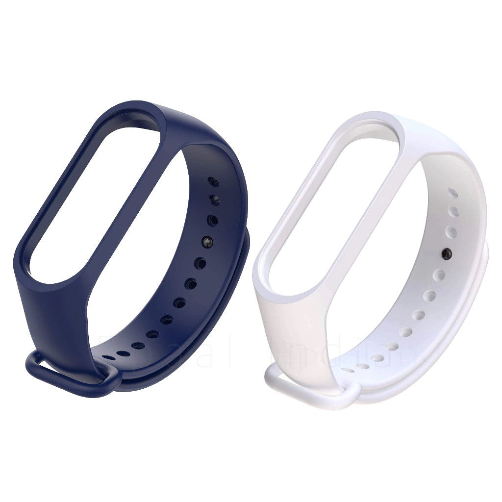 Epaal Mi Band 4 & Mi Band 3 Plain Color Silicone Replacement Strap