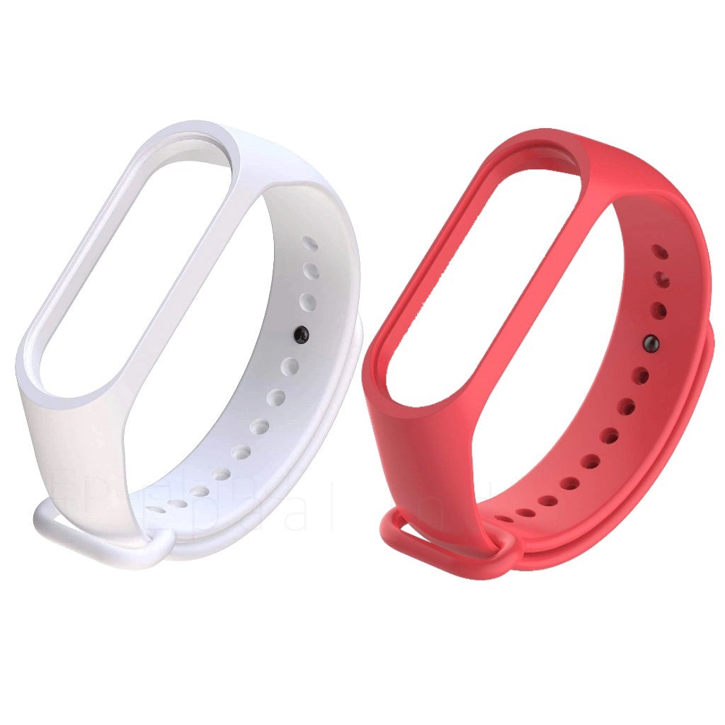 Epaal Mi Band 4 & Mi Band 3 Plain Color Silicone Replacement Strap