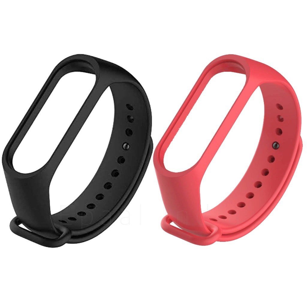 Epaal Mi Band 4 & Mi Band 3 Plain Color Silicone Replacement Strap