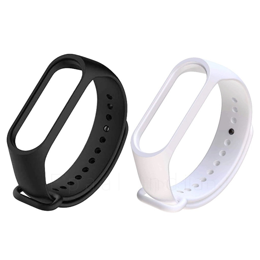 Epaal Mi Band 4 & Mi Band 3 Plain Color Silicone Replacement Strap