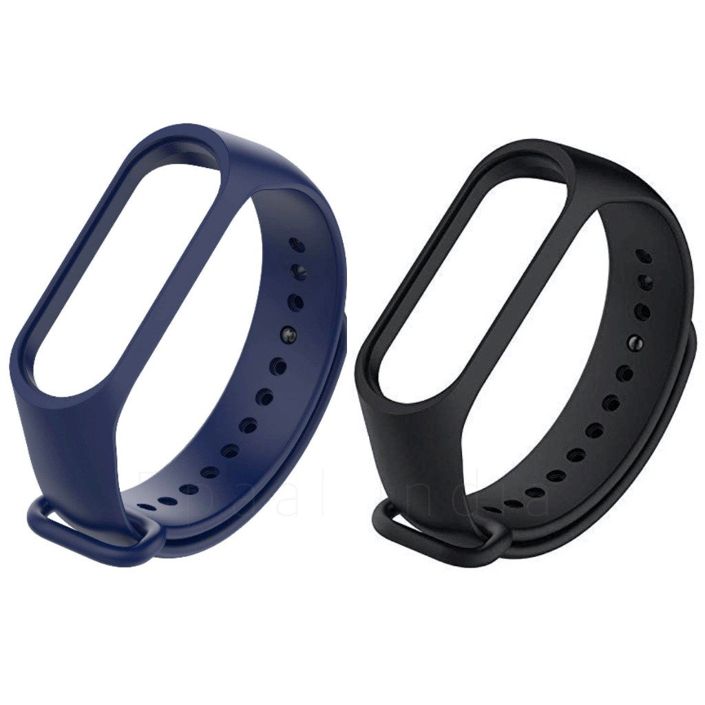 Epaal Mi Band 4 & Mi Band 3 Plain Color Silicone Replacement Strap