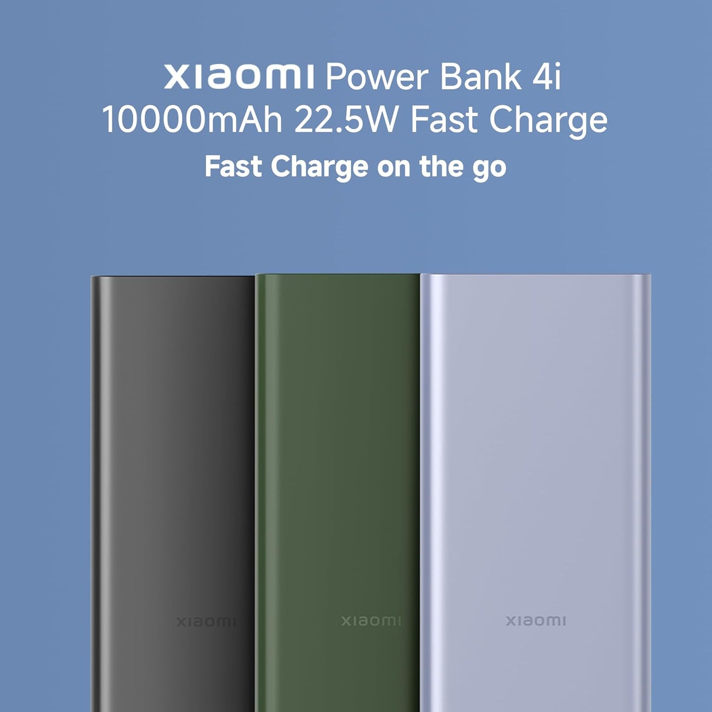 Xiaomi Power Bank 4i 10000mAh 22.5W Fast Charging PD | Power Delivery | QC 3.0|Type C Input & Output