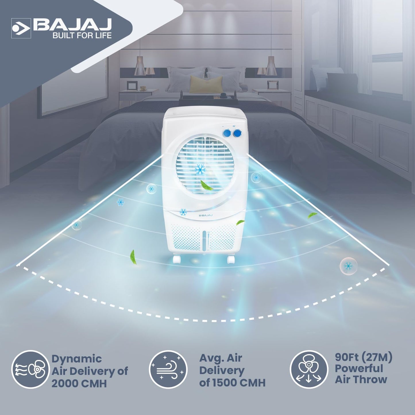 Bajaj PMH 36 Torque 36L Personal Air Cooler
