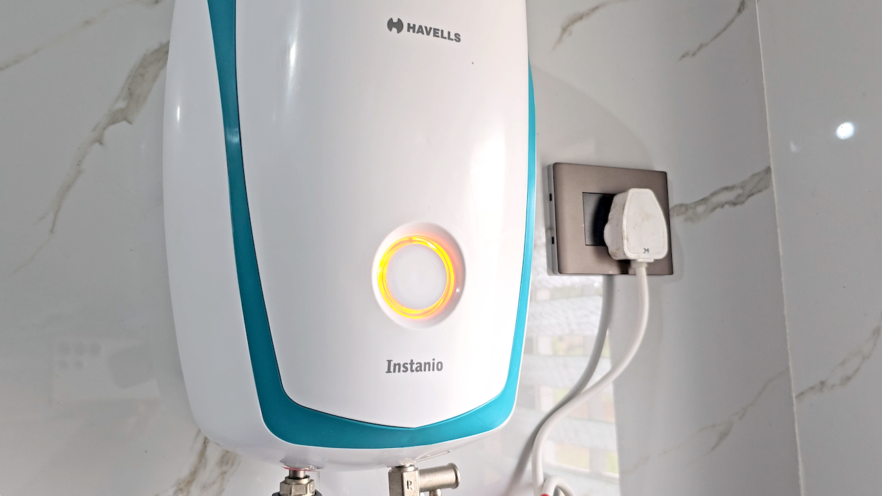 Havells Instanio 3-Litre Instant Geyser (White/Blue), Wall Mount
