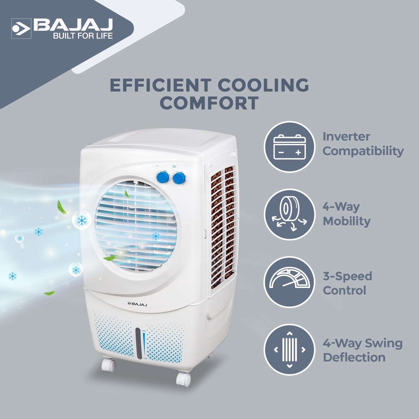 Bajaj PMH 36 Torque 36L Personal Air Cooler