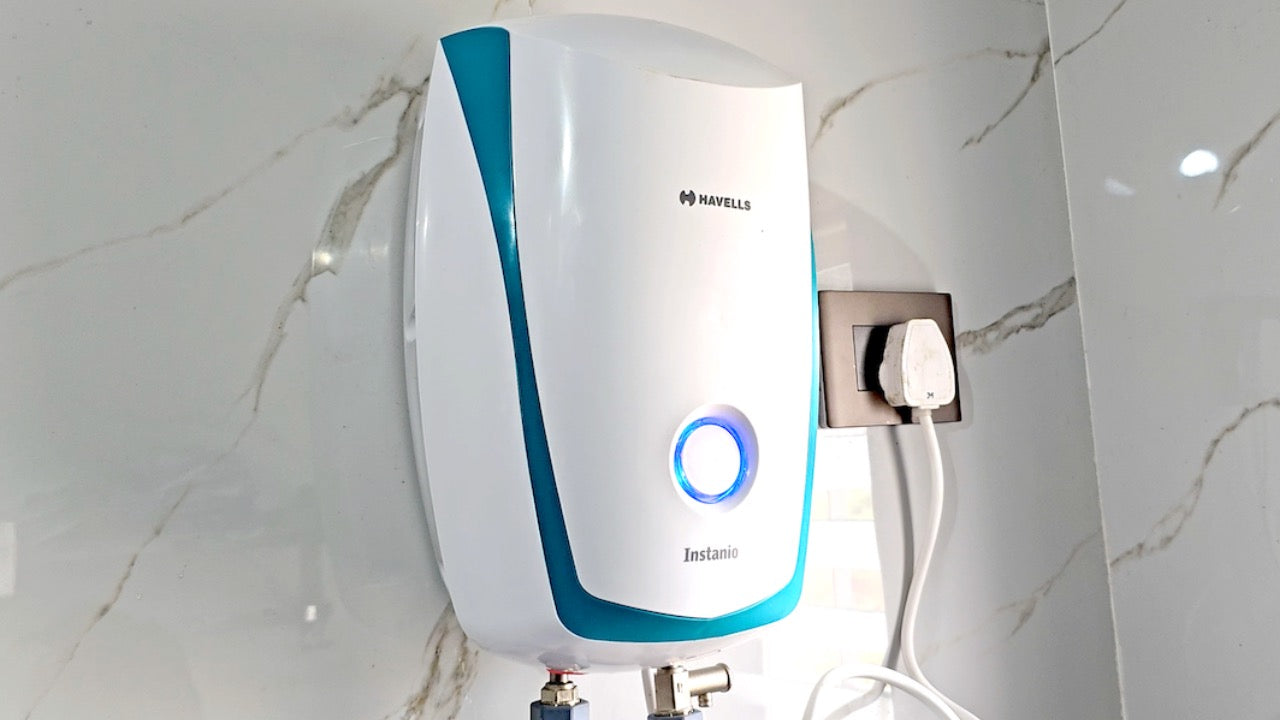 Havells Instanio 3-Litre Instant Geyser (White/Blue), Wall Mount