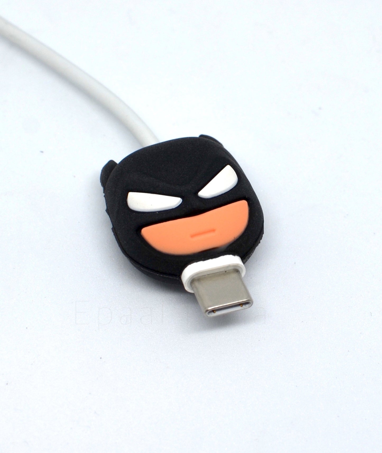 Epaal 4 pcs Cartoon 3D Design Protective Case for 18W 20W iPhone 15 14 13 12 11 Pro Max Fast Charging Cable Adapter Charger with Lightning Data Cable Case for iPhone Charger