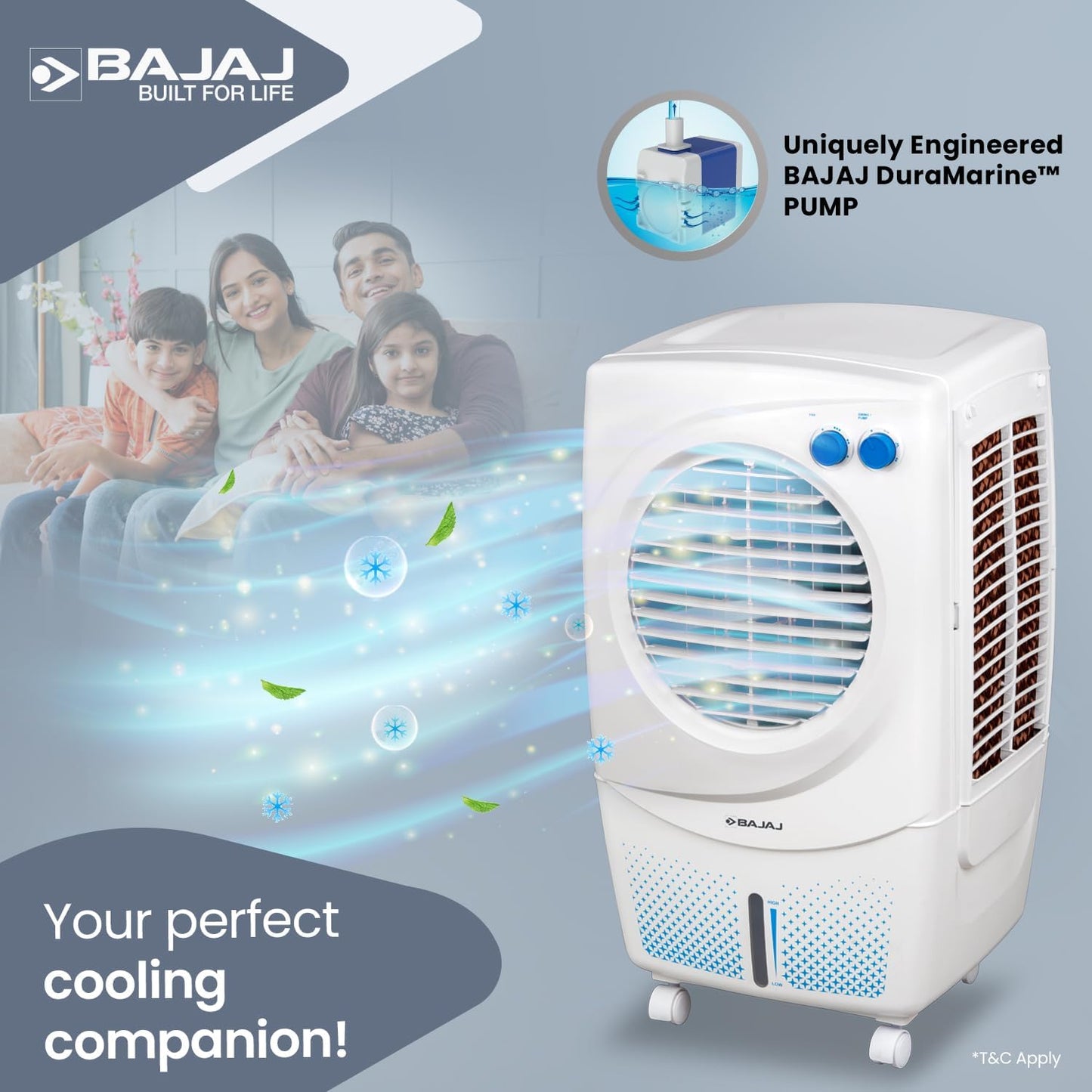 Bajaj PMH 36 Torque 36L Personal Air Cooler