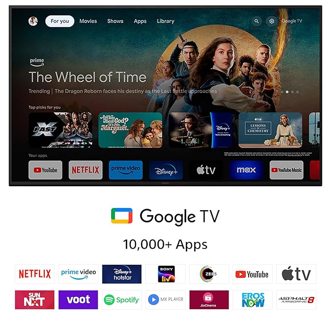 Sony BRAVIA 3 Series 139 cm (55 inches) 4K Ultra HD AI Smart LED Google TV K-55S30B