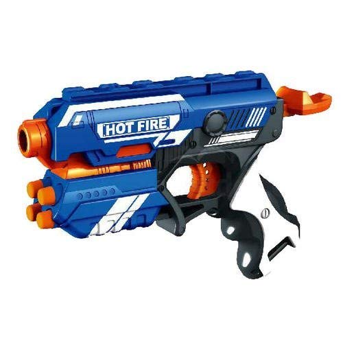 Blaze Storm Hot Fire Soft Bullet Toy Gun With 10 Safe Soft Foam Bullets