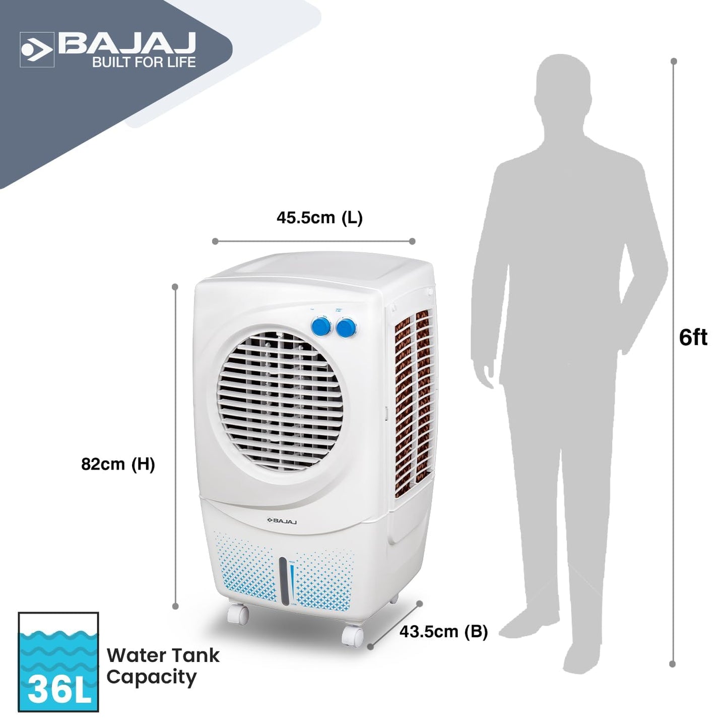 Bajaj PMH 36 Torque 36L Personal Air Cooler