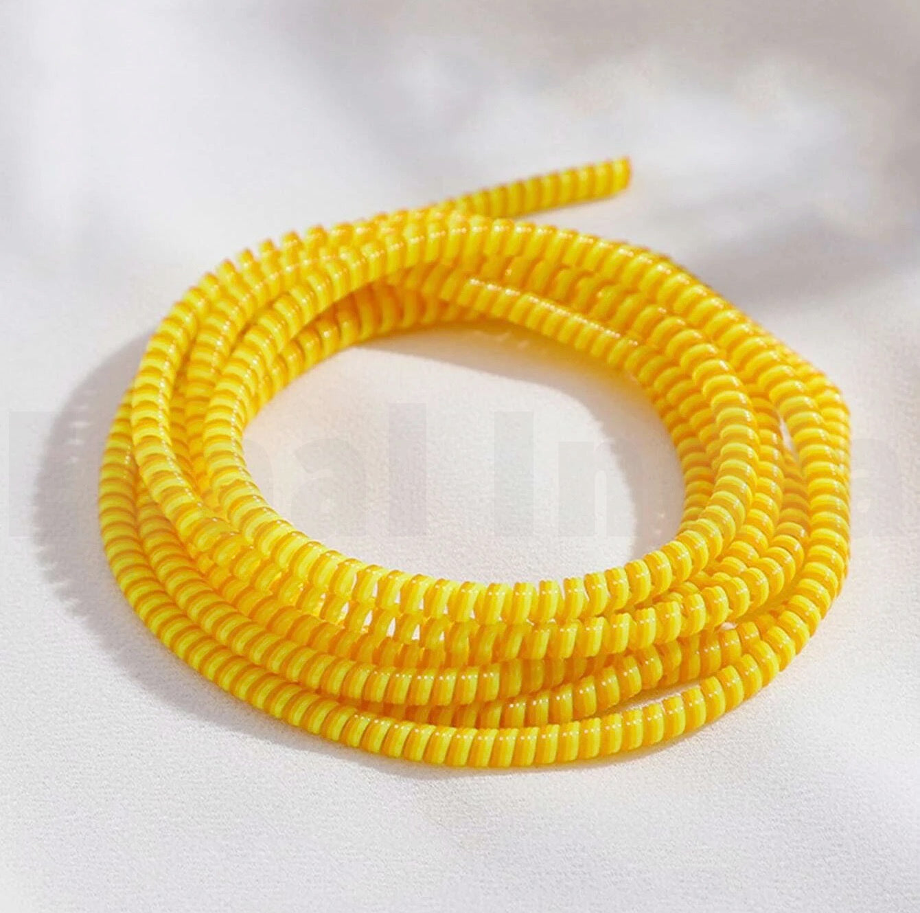 Spiral Triple Color (2 Pcs) 1.6 Meters Each-Full Size Cable Cord Charger Protector Saver Winder for iPhone & Android Charging Cables