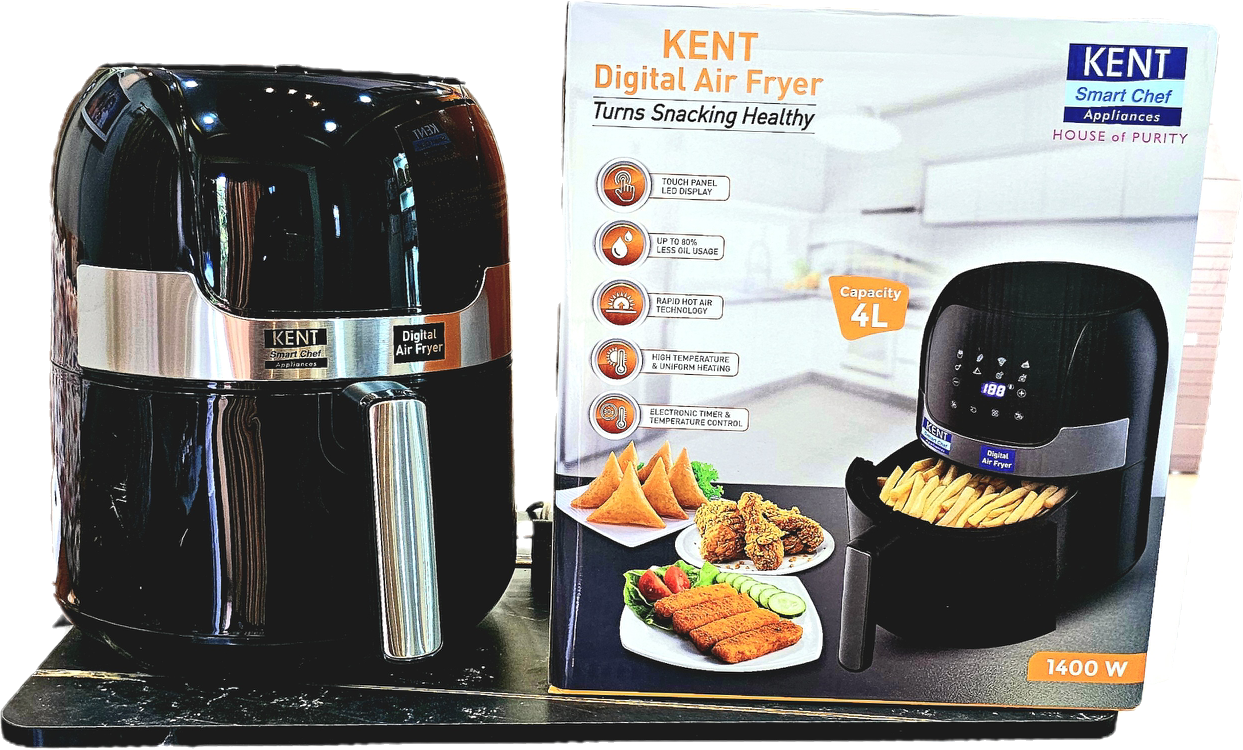 KENT Digital Air Fryer | 4 L Capacity & 1400 W