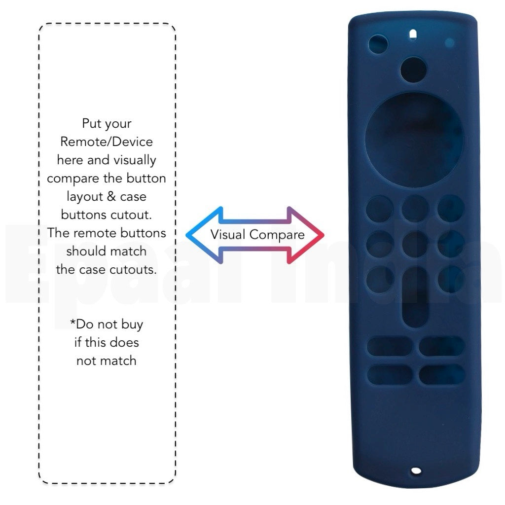 Epaal Protective Case for Fire TV Stick 3rd Gen 2021, (Check Remote Compatibility Visually)
