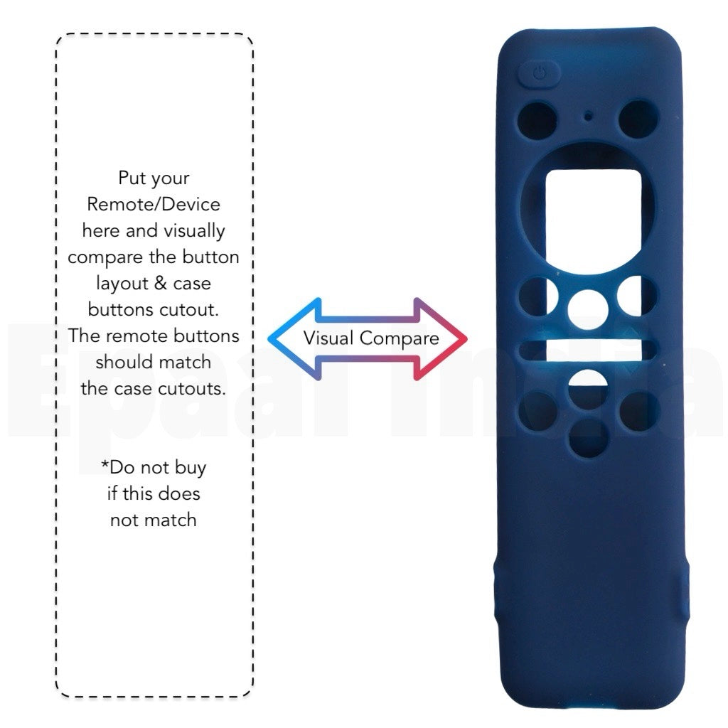 Epaal Protective Case for Samsung Smart TV 2024/2023 Remote, (Check Remote Compatibility Visually)