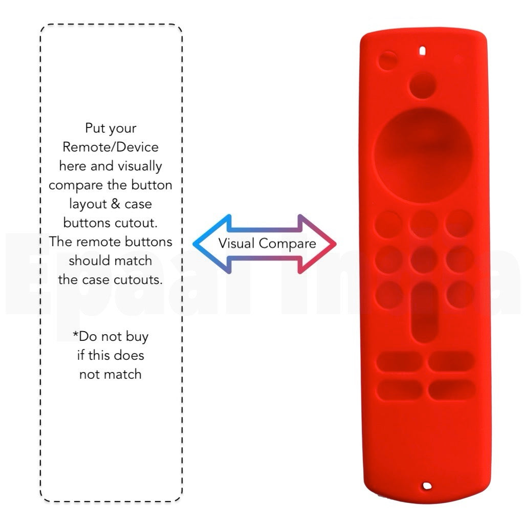 Epaal Protective Case for Fire TV Stick 3rd Gen 2021, (Check Remote Compatibility Visually)