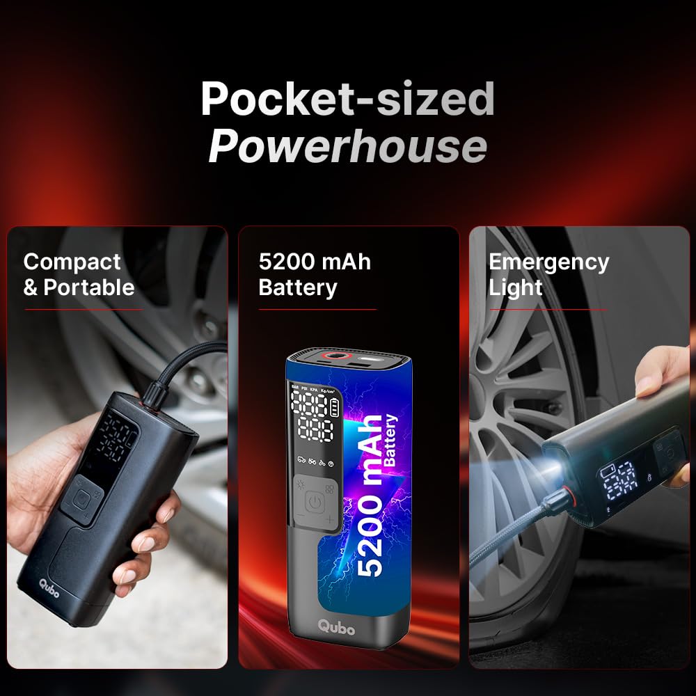 Qubo Smart Tyre Inflator Max from Hero Group
