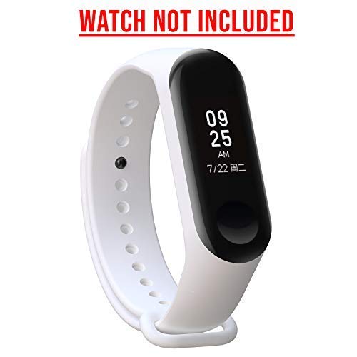 Epaal Mi Band 4 & Mi Band 3 Plain Color Silicone Replacement Strap