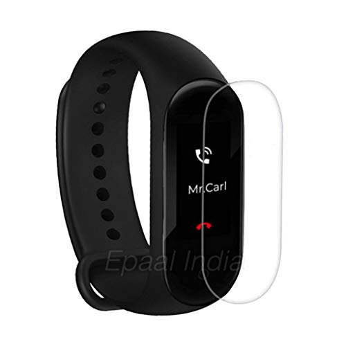 Epaal Mi Band 4 Soft TPU Flexible Screen Protector (Transparent) - Pack of 2