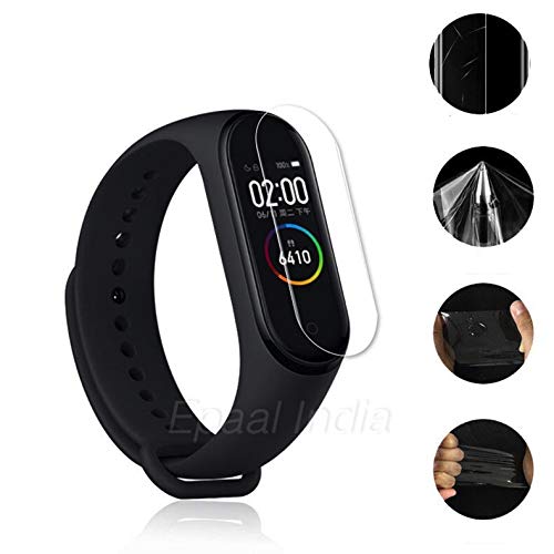 Epaal Mi Band 4 Soft TPU Flexible Screen Protector (Transparent) - Pack of 2