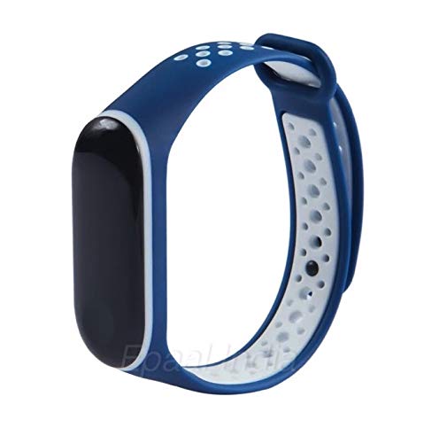 Mi Band 4 / Mi Band 3 - Nike Style Sports Breathable Silicon Replacement Strap