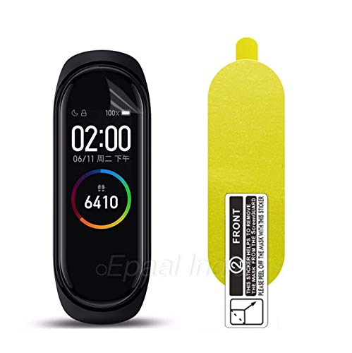 Epaal Mi Band 4 Soft TPU Flexible Screen Protector (Transparent) - Pack of 2
