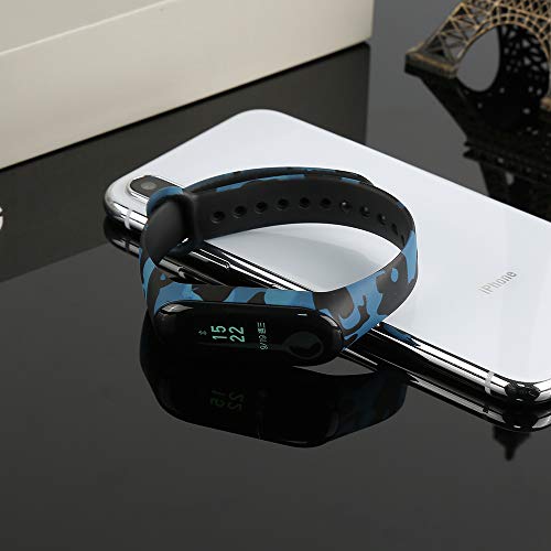 Epaal Mi Band 4 / Mi Band 3 - Camouflage Pattern Replacement Silicone Strap