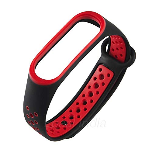 Mi Band 4 / Mi Band 3 - Nike Style Sports Breathable Silicon Replacement Strap