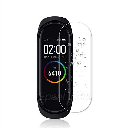 Epaal Mi Band 4 Soft TPU Flexible Screen Protector (Transparent) - Pack of 2