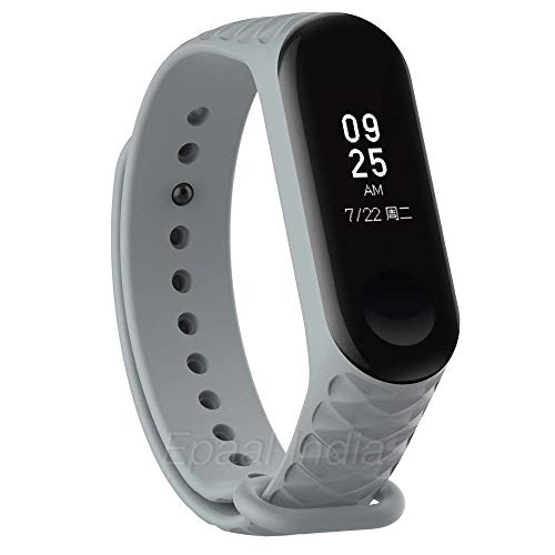 Epaal Mi Band 4 / Mi Band 3 - 3D Knurling Diamond Textured Replacement Strap
