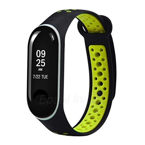 Mi Band 4 / Mi Band 3 - Nike Style Sports Breathable Silicon Replacement Strap