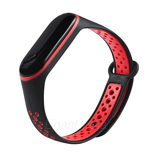 Mi Band 4 / Mi Band 3 - Nike Style Sports Breathable Silicon Replacement Strap