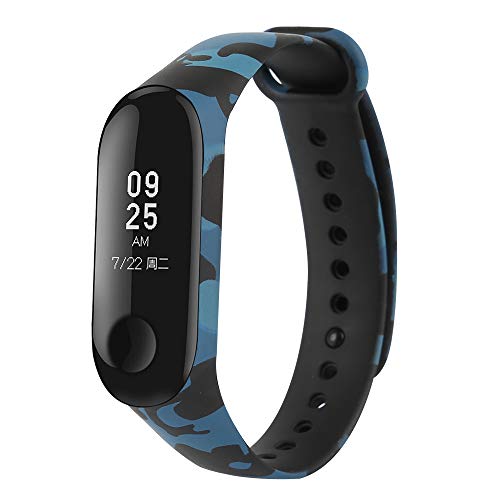 Epaal Mi Band 4 / Mi Band 3 - Camouflage Pattern Replacement Silicone Strap