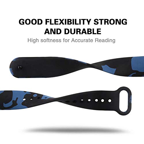 Epaal Mi Band 4 / Mi Band 3 - Camouflage Pattern Replacement Silicone Strap