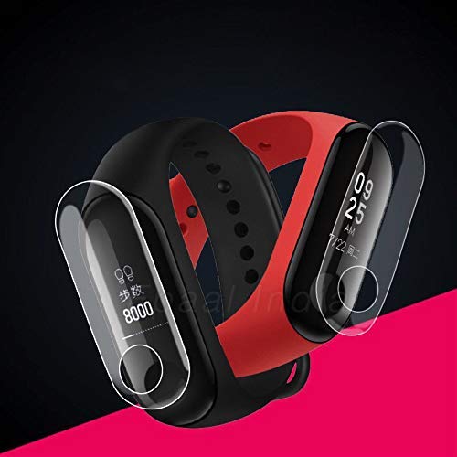 Epaal Soft TPU Screen Protector Scratch Guard for Mi Band 3 (Transparent) - Pack of 2