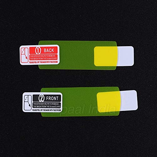 Epaal Soft TPU Flexible Screen Protector for Honor Band 5 / Band 4 (Transparent) - Pack of 2