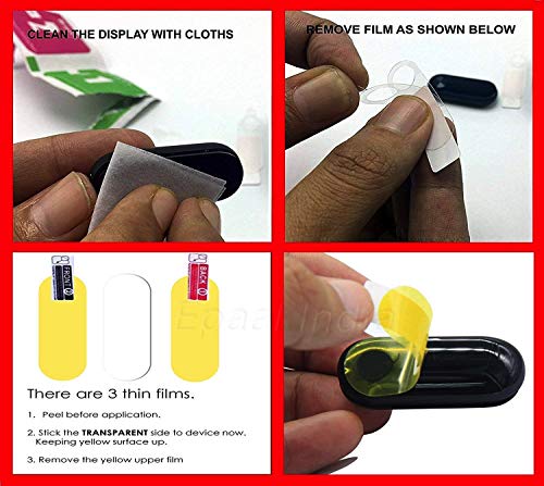 Epaal Soft TPU Flexible Screen Protector for Xiaomi Mi Band 3 (Transparent) - Pack of 5