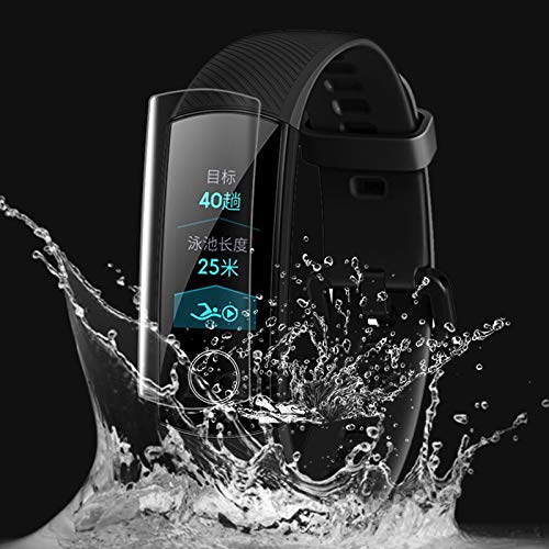 Epaal Soft TPU Flexible Screen Protector for Honor Band 5 / Band 4 (Transparent) - Pack of 2