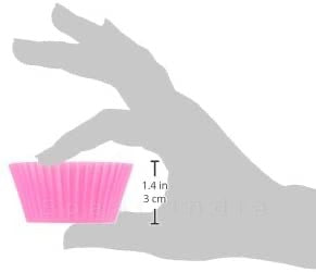 Epaal® Reusable Silicone Round Moulds Set for Muffins, Cupcake, Jelly, Cake (Pack of 12)