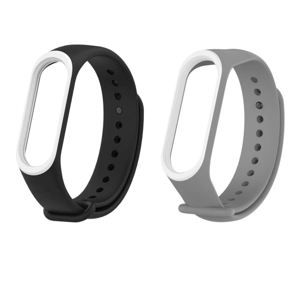 Mi Band 3 / Mi Band 4 - Dual Color Silicone Replacement Strap