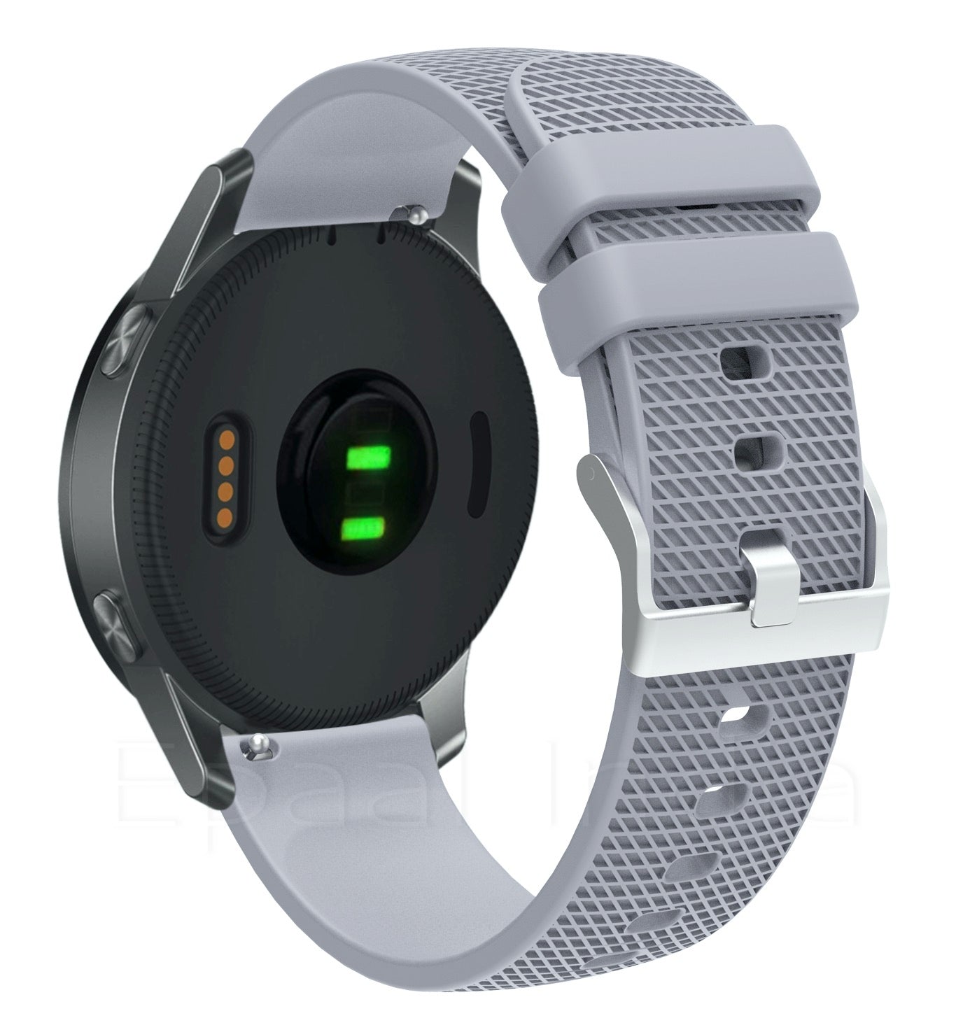 Epaal 19mm Universal Silicone Strap with Dash Texture Metal Buckle for Noise ColorFit Pulse, Noise ColorFit Pro 2/Oxy, Boat Storm, Realme Watch