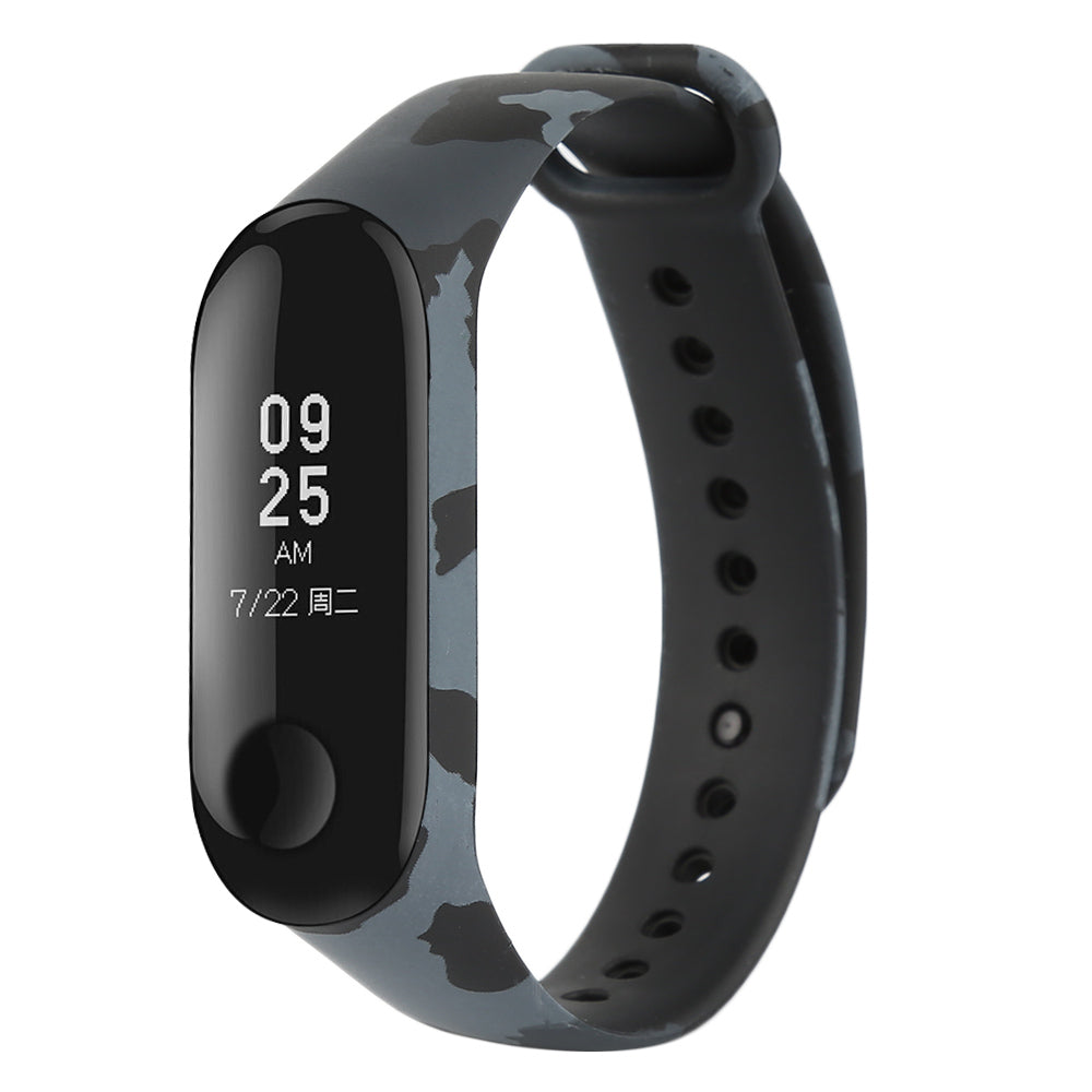 Epaal Mi Band 4 / Mi Band 3 - Camouflage Pattern Replacement Silicone Strap