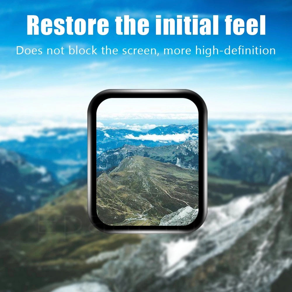 Epaal 3D Protective Screen Guard Protector Film for Realme Watch 2, PMMA+PU Edge to Edge Screen Protection (Pack of 1)