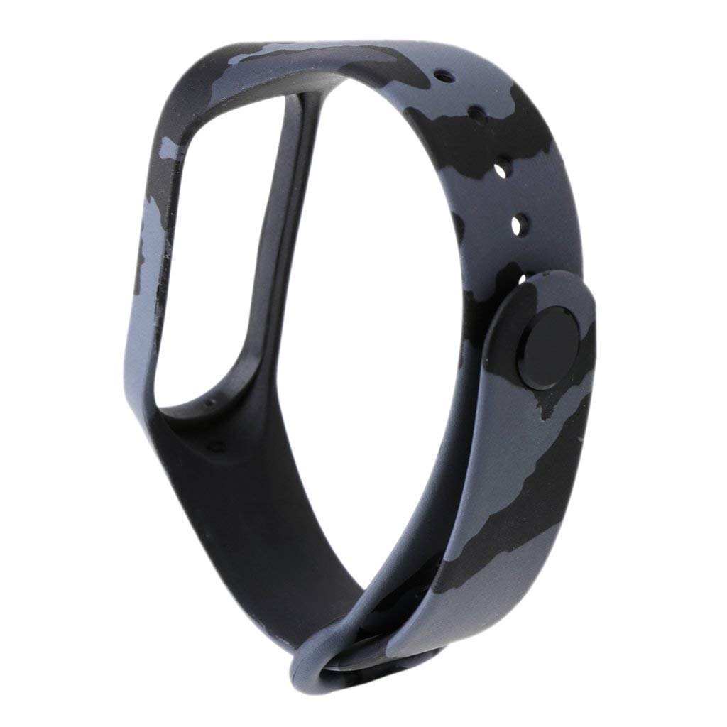 Epaal Mi Band 4 / Mi Band 3 - Camouflage Pattern Replacement Silicone Strap