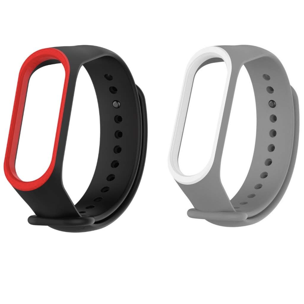 Mi Band 3 / Mi Band 4 - Dual Color Silicone Replacement Strap