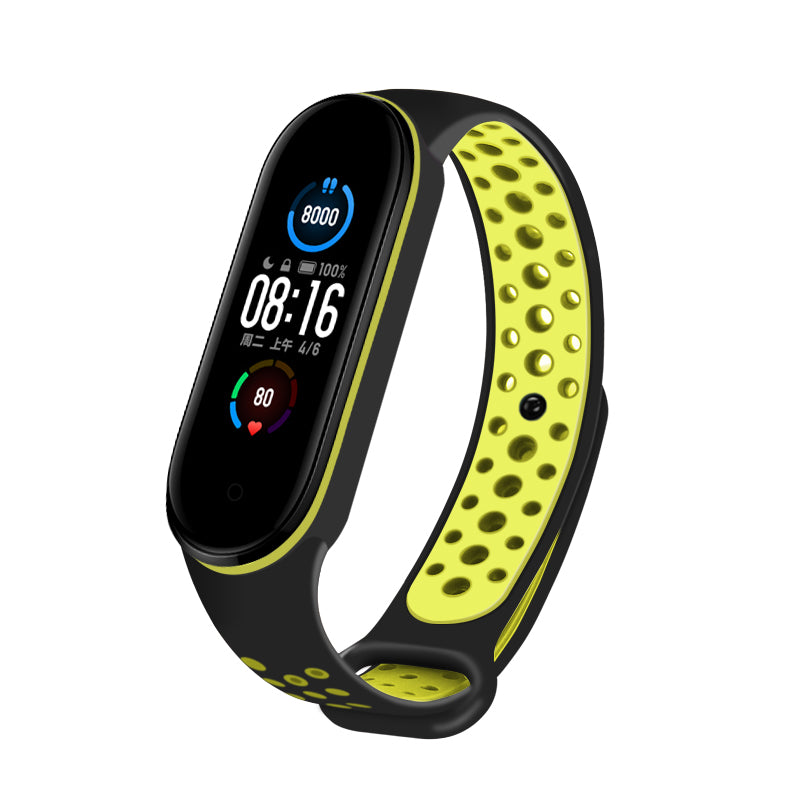Epaal® Mi Band 6 / Mi Band 5 Sports Silicone Replacement Strap Wristband
